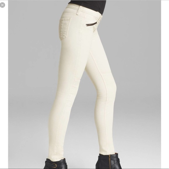 Rag & bone Ridley moto Jeans wax winter white - Picture 2 of 8